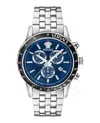 Versace Sport Chrono Bracelet Watch In Silver