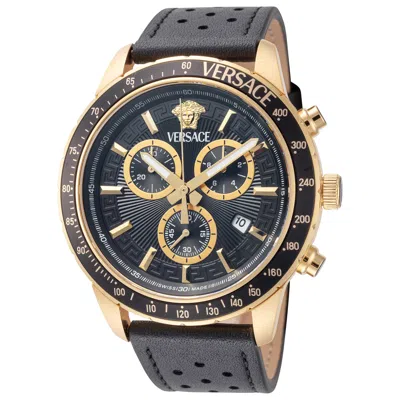 Versace Sport Chrono Men's Watch In Brown