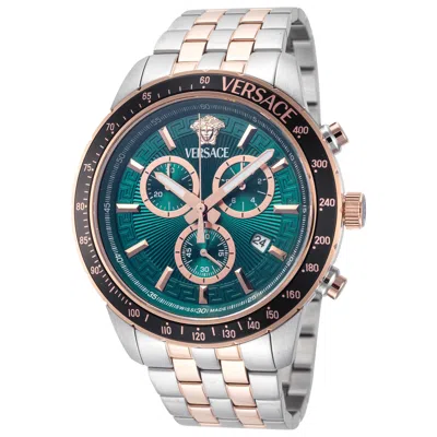 Versace Sport Chrono Men's Watch In Metallic