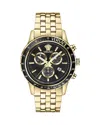 Versace Sport Chrono 44mm In Black/gold