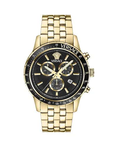 VERSACE SPORT CHRONOGRAPH BRACELET WATCH, 44MM