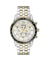 Versace Sport Chrono 44mm In Silver/two Tone