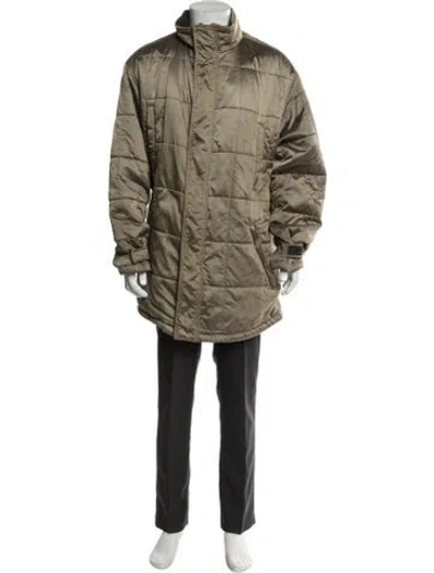 Pre-owned Versace Sport Puffer Coat In Neutral