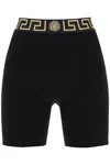 VERSACE "SPORTY SHORTS WITH GREEK BAND