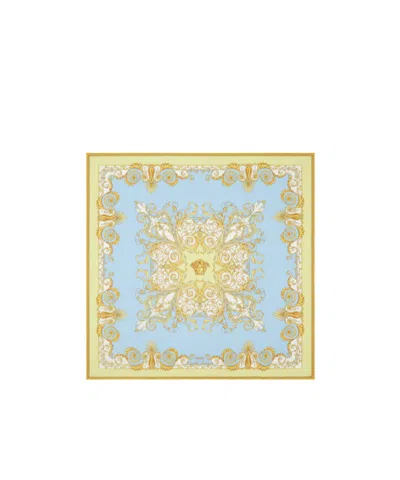 VERSACE VERSACE ALL OVER BAROQUE PRINTED SCARF