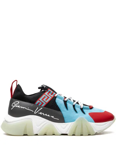 Versace Squalo "light Blue/red" Sneakers