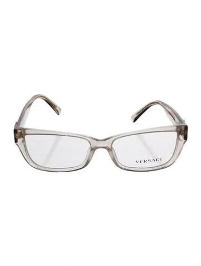 Pre-owned Versace Square Eyeglasses