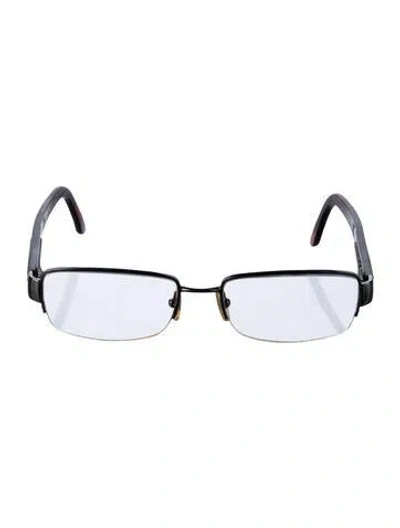 Pre-owned Versace Square Eyeglasses