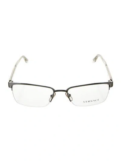 Pre-owned Versace Square Eyeglasses