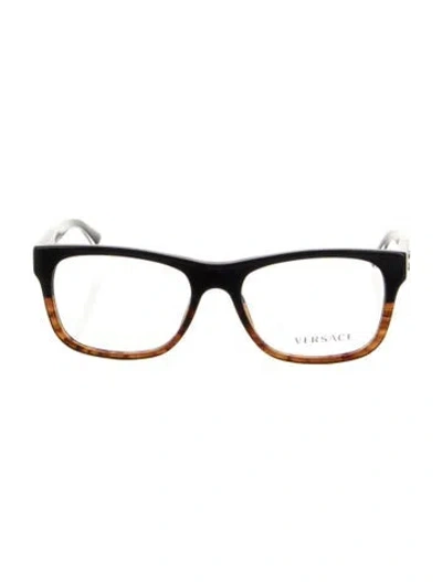 Pre-owned Versace Square Eyeglasses In Multi