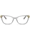 Versace Demo Cat Eye Ladies Eyeglasses Ve3293 5305 55 In Gray