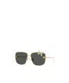 Versace Ve2282 Square Metal Sunglasses
