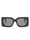 Versace Square-frame Sunglasses In Black