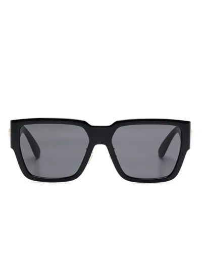 Versace Square-frame Sunglasses In Black