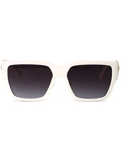 Versace Square-frame Sunglasses In White