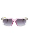 Versace 47mm Small Square Sunglasses In Yellow