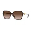 Versace Women's 58 Mm Havana Sunglasses In Brown