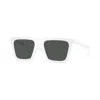 Versace Logo-embossed Square-frame Sunglasses In White
