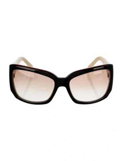 Pre-owned Versace Square Gradient Sunglasses