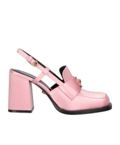 Versace Square Head Buckle High Heels