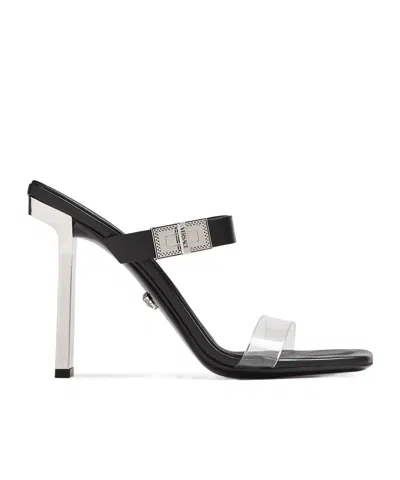 VERSACE VERSACE HEELED SLIPPERS