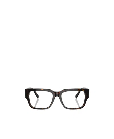 Versace Square Printed Flat Mirror In Black