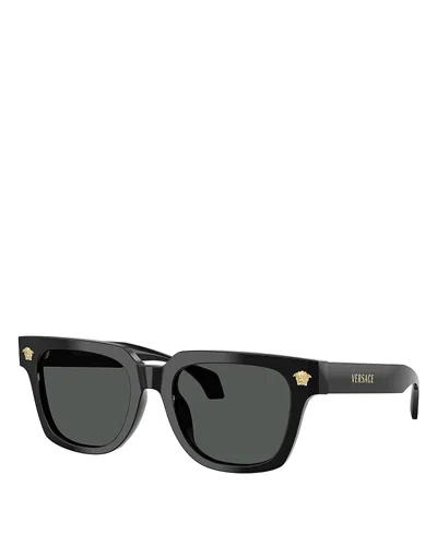 Versace Square Sunglasses, 52mm In Black