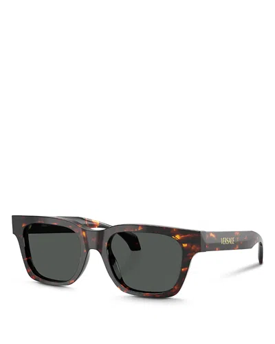 Versace Square Sunglasses, 52mm In Havana