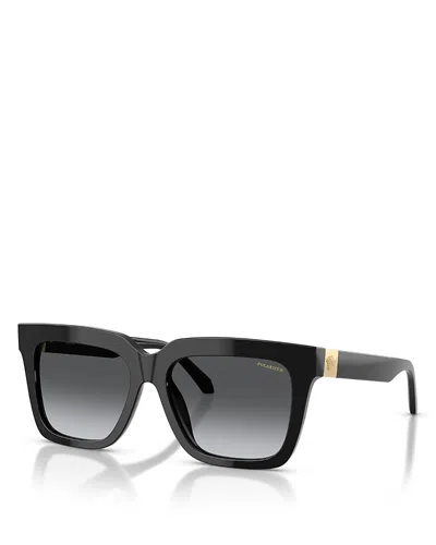 Versace Square Sunglasses, 55mm In Black