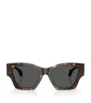 Versace Square Sunglasses In Black