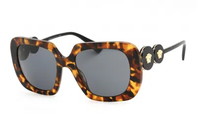 Pre-owned Versace Square Sunglasses In Tortise (ve4434/511987)
