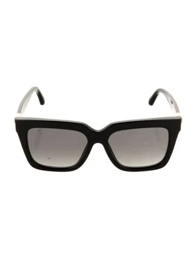 Pre-owned Versace Square Tinted Sunglasses W/ Tags In Black