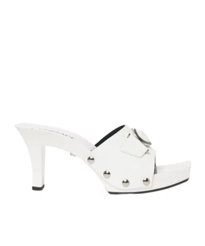 Versace Square Toe High Heel Sandals