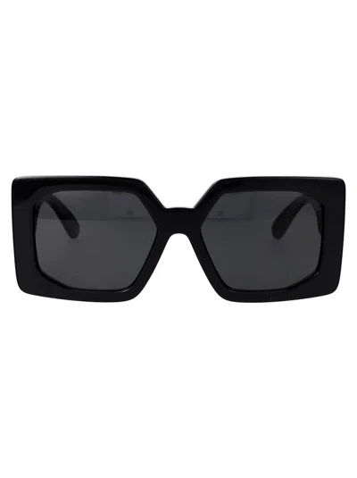 Versace Squared Sunglasses 0 Ve4478 U Gb1/87 In Black
