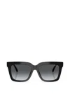 Versace Square-frame Sunglasses In Black