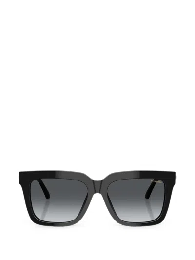 Versace Square-frame Sunglasses In Black