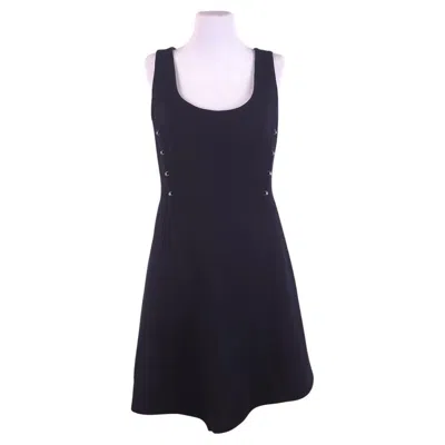 Pre-owned Versace S/s 1995 Gianni  Couture Bustier Medusa Wool Black Dress