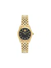 Versace V-code Bracelet Watch In Gold