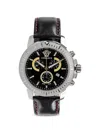 Versace New Chrono Strap Watch In Multi