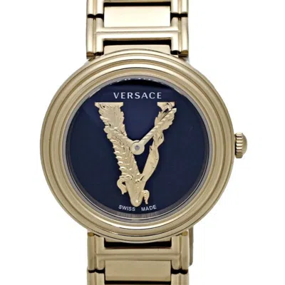 Pre-owned Versace Stainless Steel Wristwatch () In Multi