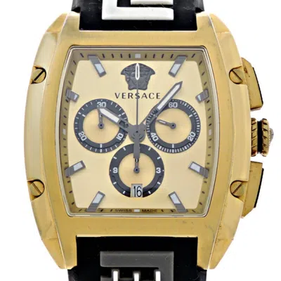 Pre-owned Versace Stainless Steel Wristwatch () In Multi