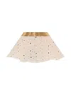 Versace Star-print Skirt In Neutrals