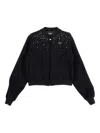 Versace Stars-embellishment Bomber Jacket In Black