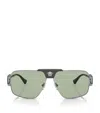 Versace Steel 0ve2251 Sunglasses In Grey