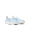 Versace Stella Marina Slip-on Sneakers In Blue