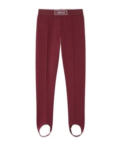 Versace Kids' Stirrup-leg Trousers In Multi