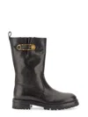 Versace Women's Stivale Safety Pin Boot In Black