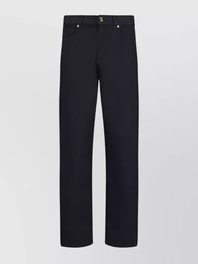 Versace Straight Cotton Jeans Five Pockets