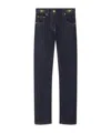 Versace Straight Jeans In Black