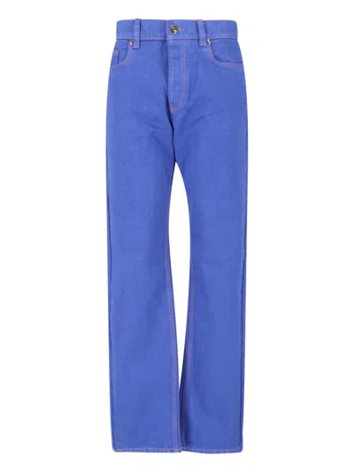 Versace Straight-leg Jeans In Blue